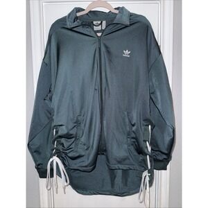 Womens XL Adidas Originals‎ Always Laced Track Jacket Green HK5096
